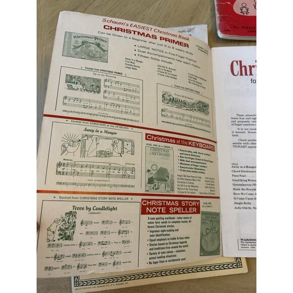 5* VTG Piano Sheet Music Beginners Kids BACH Schaum Schmitt Xmas Learn Prep Play - Picture 9 of 16